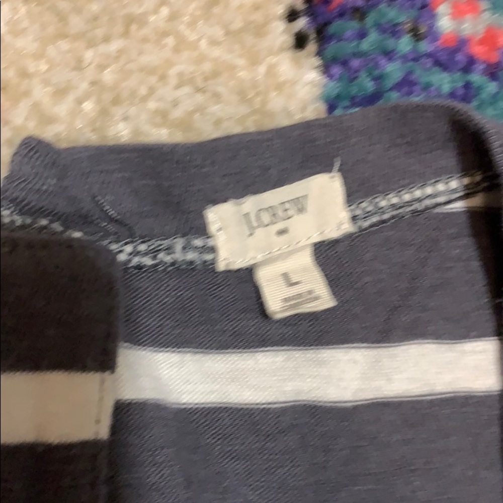 J Crew Zip Back Tee - Picture 3 of 5
